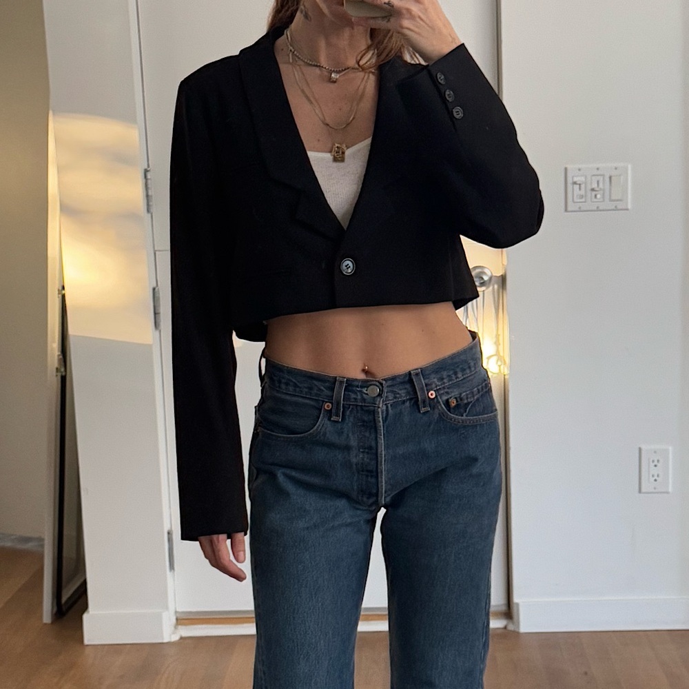 for love and lemons black cropped jacket🖤